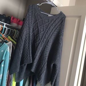 charcoal gray sweater